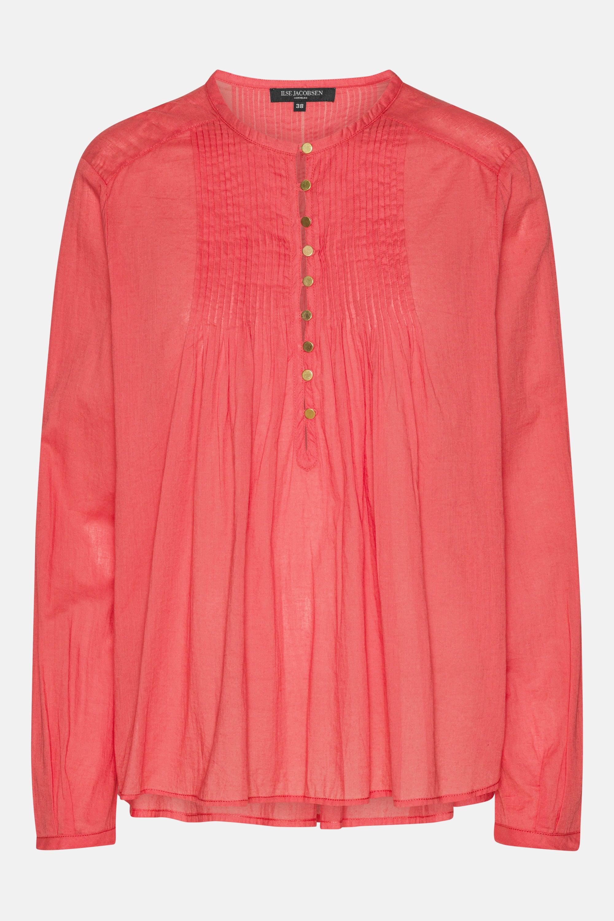 Skjorte med Lange Ermer - Spiced Coral